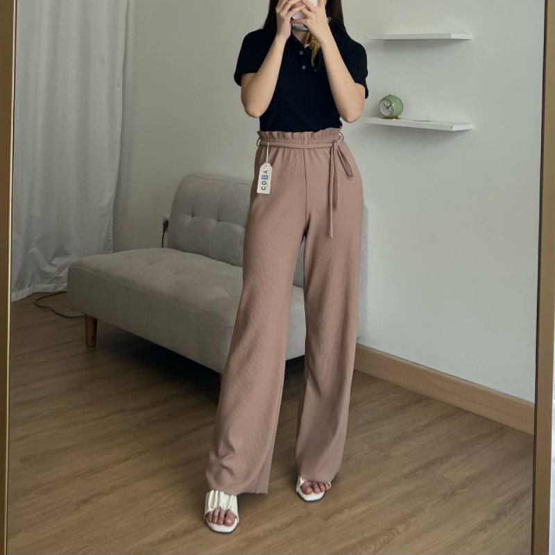 Amara Pants | Pleated Cullote | Celana Kulot Plisket Highwaist Wanita