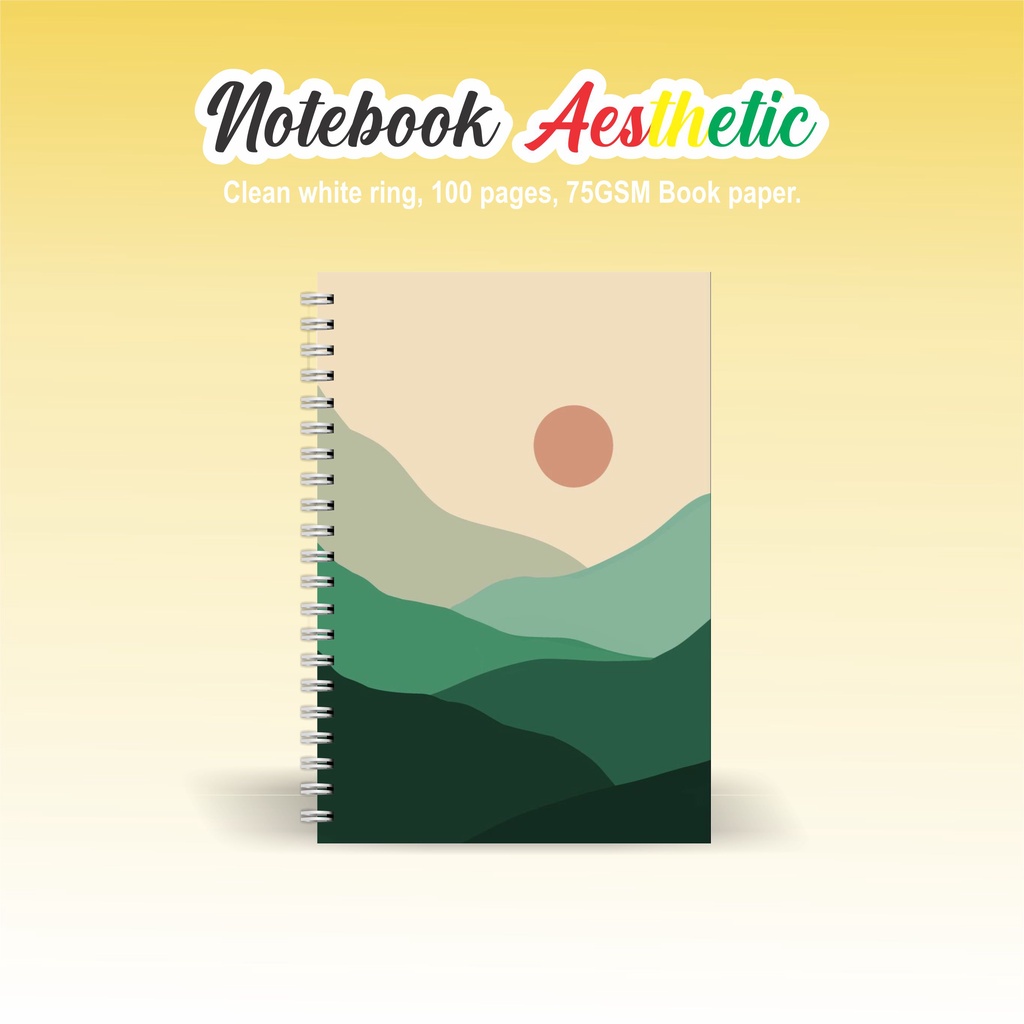 

Notebook Aesthetic BOOKPAPER GRID/KOTAK2#DOTTED/TITIK2#BLANK/POLOS#GARIS/LINE