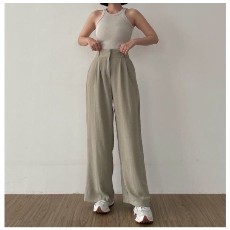 LOOSE PANTS - CELANA KULOT HIGHWAIST WANITA CULLOTE PANT - HIGHWAIST PANTS - KULOT CELANA PREMIUM - WIDE LEG PANTS - CULLOTE HIGHWAIST – HIGHWAIST- CELANA KULOT – CULLOTE - KULOT - CELANA WANITA KEKINIA