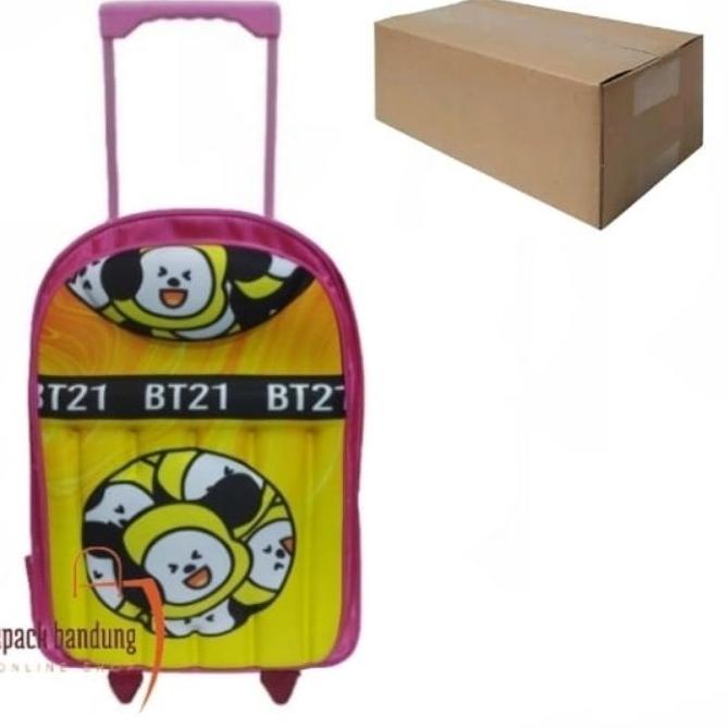 FREE ONGKIRtas anak tas anak perempuan tas troli tas dorong anak tas koper anak tas sekolah bts|SQ7