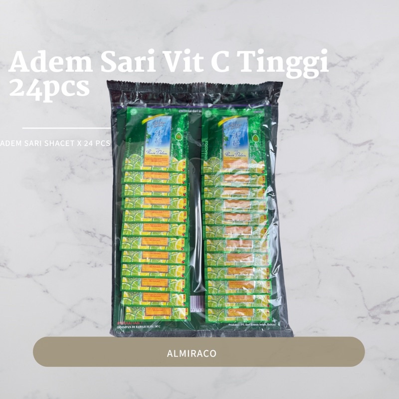 

Adem Sari Vit C Tinggi Shacet Isi 24 Pcs