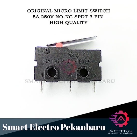 Jual Original Micro Limit Switch Dengan Gagang A V Ac No Nc Spdt