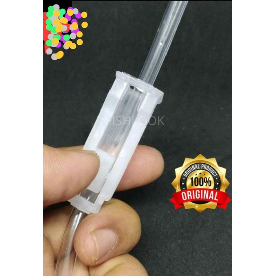 Pengatur selang kran infus udara aerator