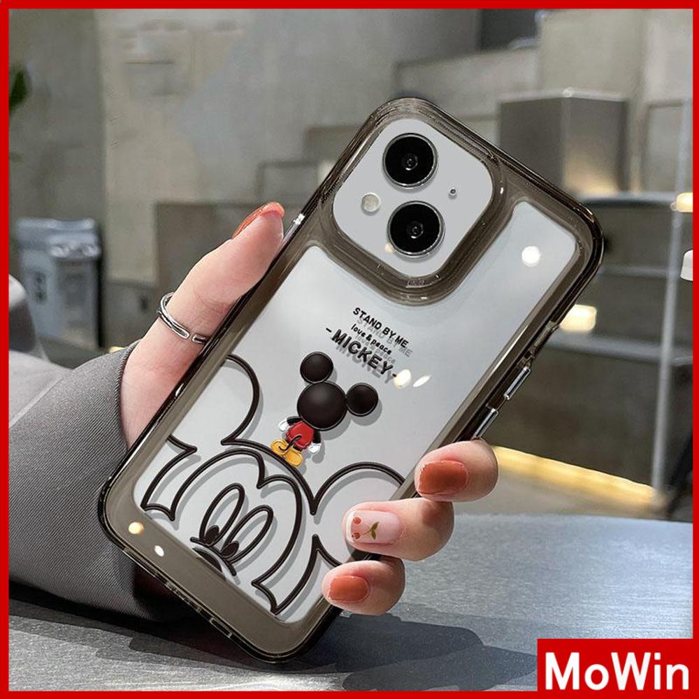 For iPhone 14 Pro Max iPhone Case HD Clear Acrylic High Quality Hard Case Metal Button Protection Camera Cute Cartoon Compatible For iPhone 13 Pro max 12 Pro Max 11 xr 7plus 6splus