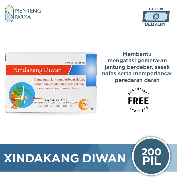 Xindakang Diwan - Obat Herbal Jantung Lemah dan Sering Berdebar