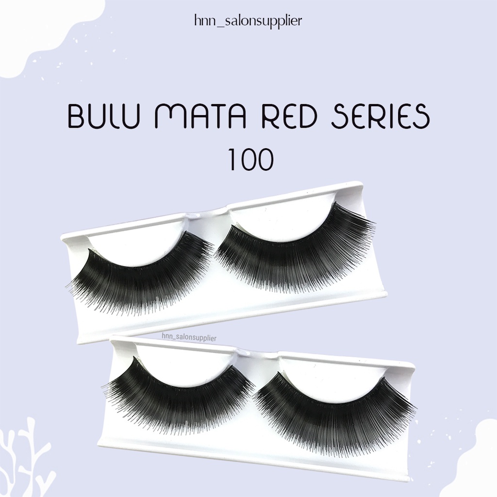 100 Bulu Mata Palsu Handmade Fake Eyelash Eye Lashes Lash Artifivial Belle Eyelashes