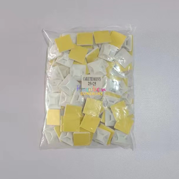 TIE MOUNT 25x25 CABLE TIE MOUNTS PENGIKAT PENGAIT KABEL TIES