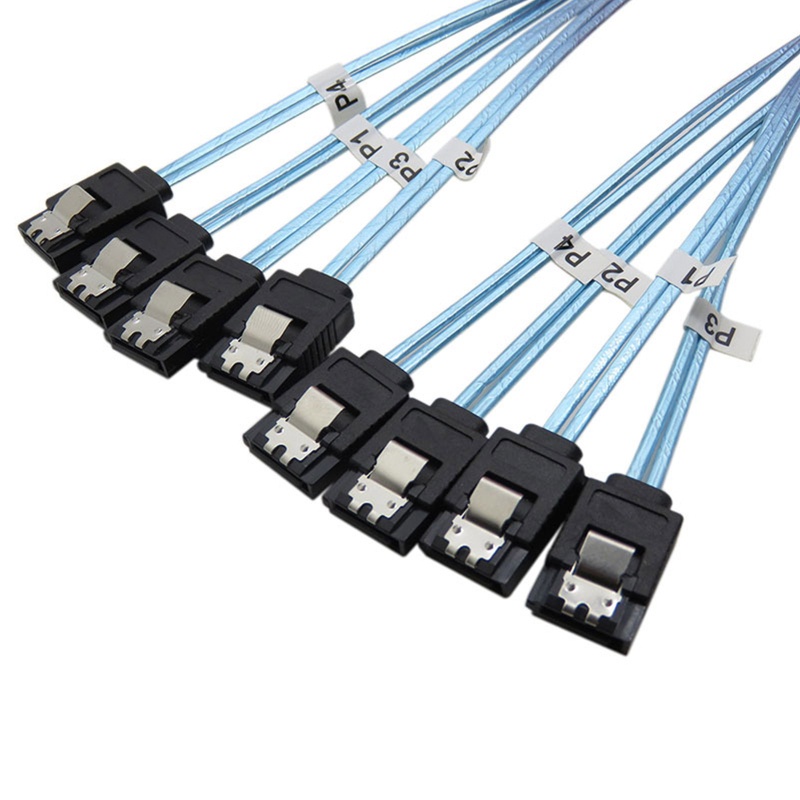 Btsg Serial 3.0 Data HDD Solid State Hard Disk Drive Kabel Data Kawat ​​Bak Cuci Piring 4per6 Port