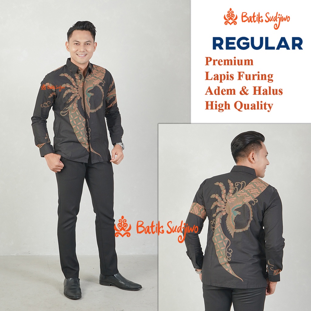 Kemeja Batik Pesta Lengan Panjang Regular 1120