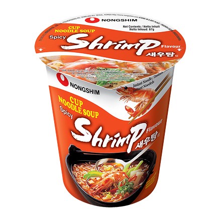 

TERLARIS Nongshim Shrimp Cup (Saewootang) - 67g