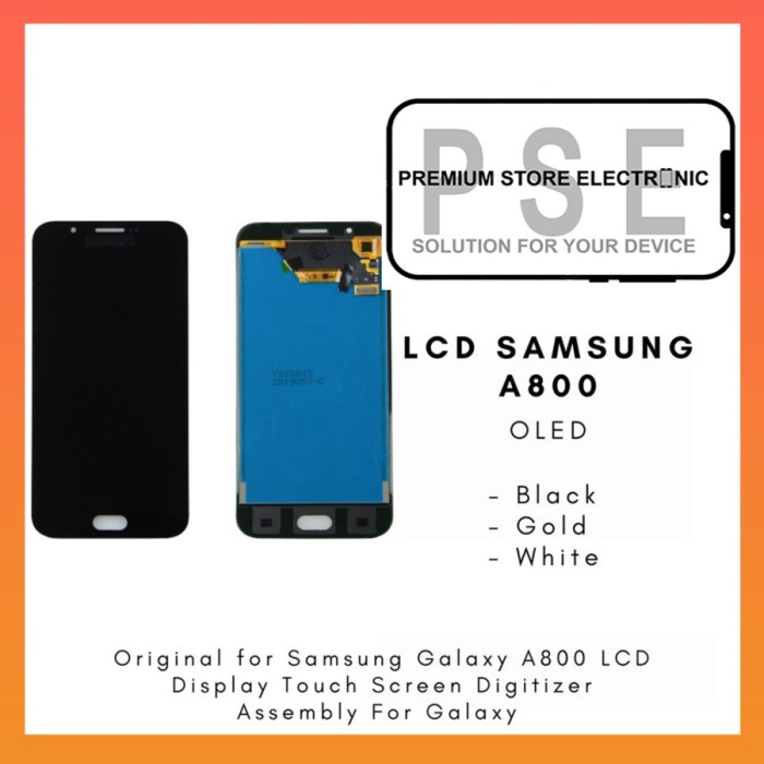 LCD Samsung A8 A800F OLED / A8 Duos A800X Fullset Touchscreen Garansi