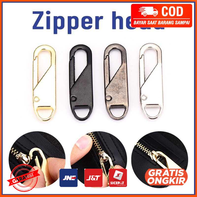 Kepala Ritsleting Pengganti Zipper Head Replacement 5 PCS KA09