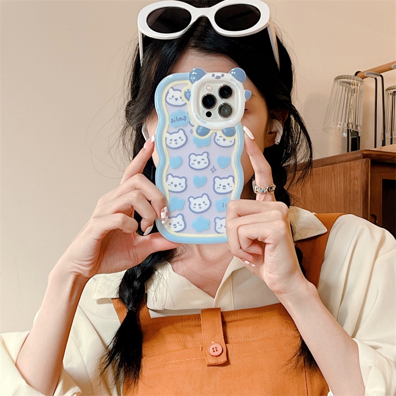 Soft Case Silikon Motif Kartun Monster Untuk iPhone 14 13 12 11 Pro Max X Xr Xs Max 7 8 6 6s Plus