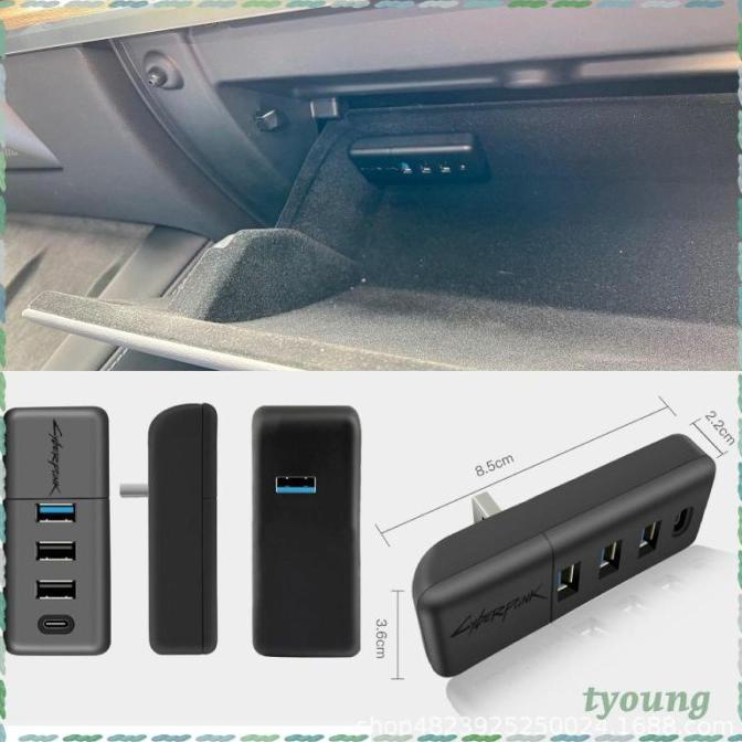 Tyoungid Hub Docking Station Splitter Charger Usb Untuk Mobil Truk Tengkufebriana