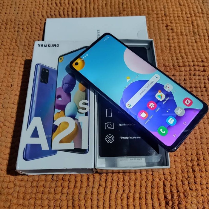 [ Hp / Handphone ] Samsung A21S Minus Mulus Bekas / Second / Seken / 2Nd