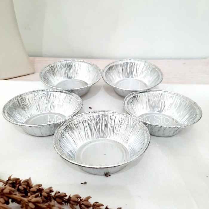 

Wadah Alumunium Aluminium Tray RX-209 RX 209 Egg tart Tutup 100 pcs