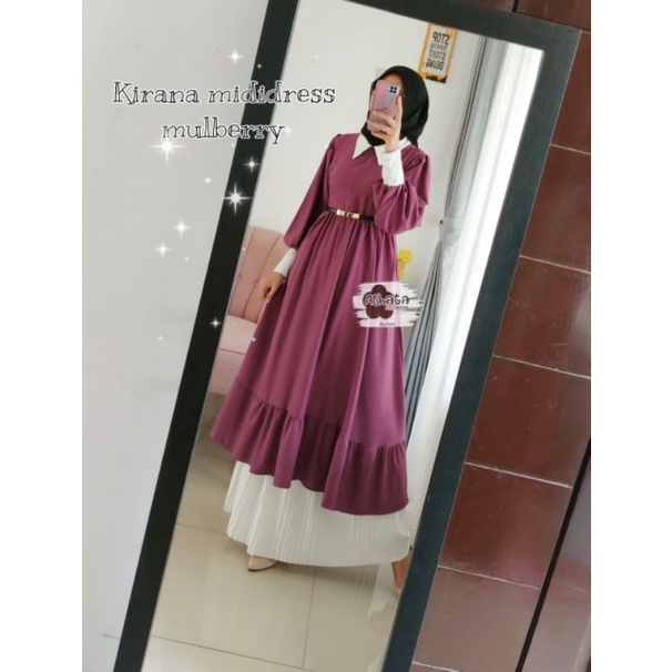 KIRANA MIDI DRESS ORIGINAL ATHATA BY DZEE