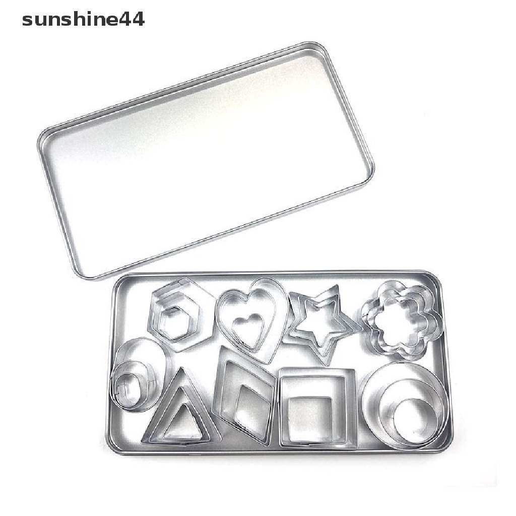 Sunshine Cetakan Pemotong Clay Polimer Bentuk Geometri Bahan Stainless Steel