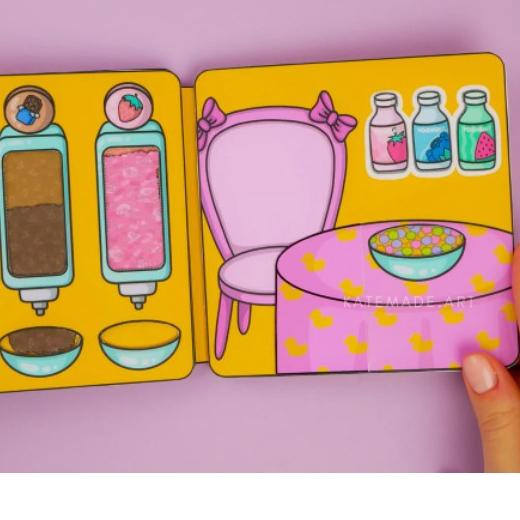 BUSY BOOK VIRAL QUIET BOOK BUKU AKTIFITAS BUKU EDUKASI ANAK SERI BEBEK - BS