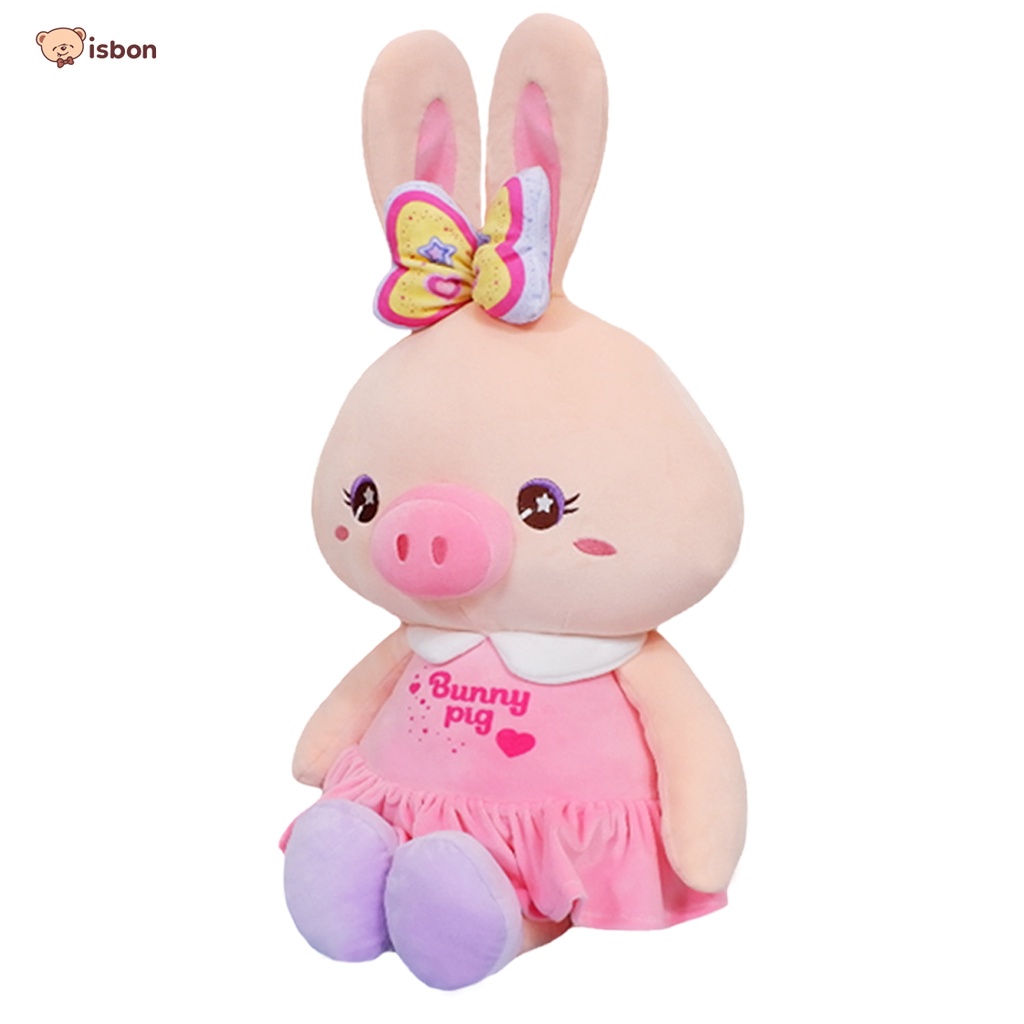 Boneka Babi Cewek Besar Bunny Pig Lucu Squisy Lembut by Istana Boneka SNI