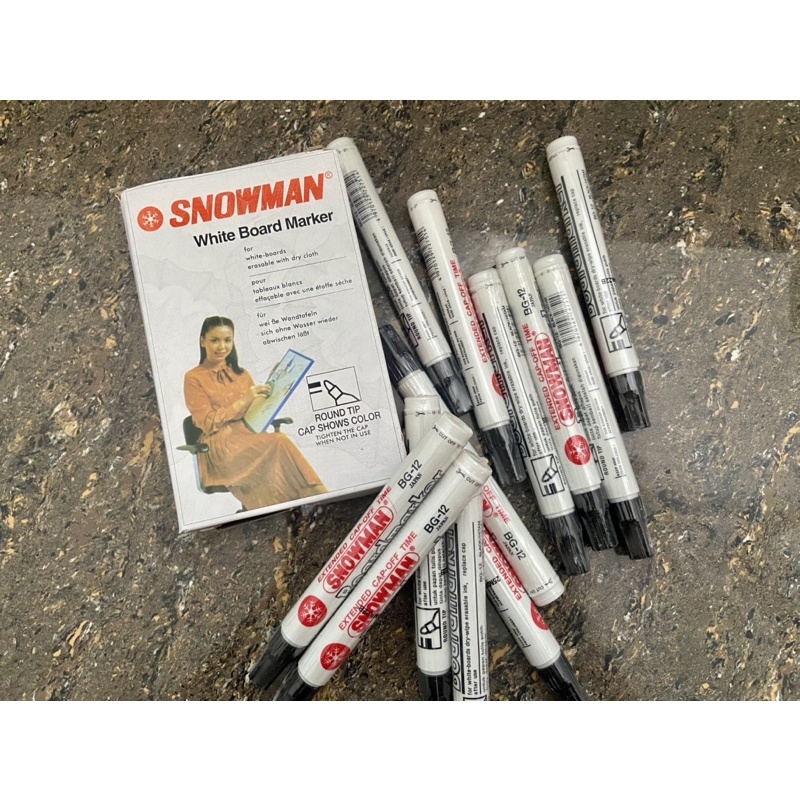 

Spidol Snowman Whiteboard | Spidol Snowman ( LUSIN ) | COD Semarang