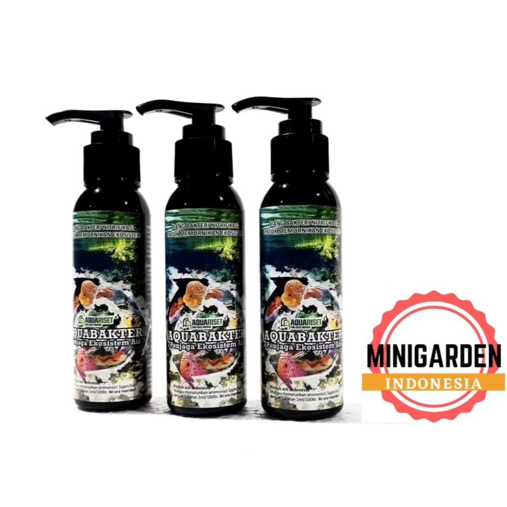 AQUABAKTER 100 ML BAKTERI CAIR AQUASCAPE AQUABACTER AQUARISET STARTER