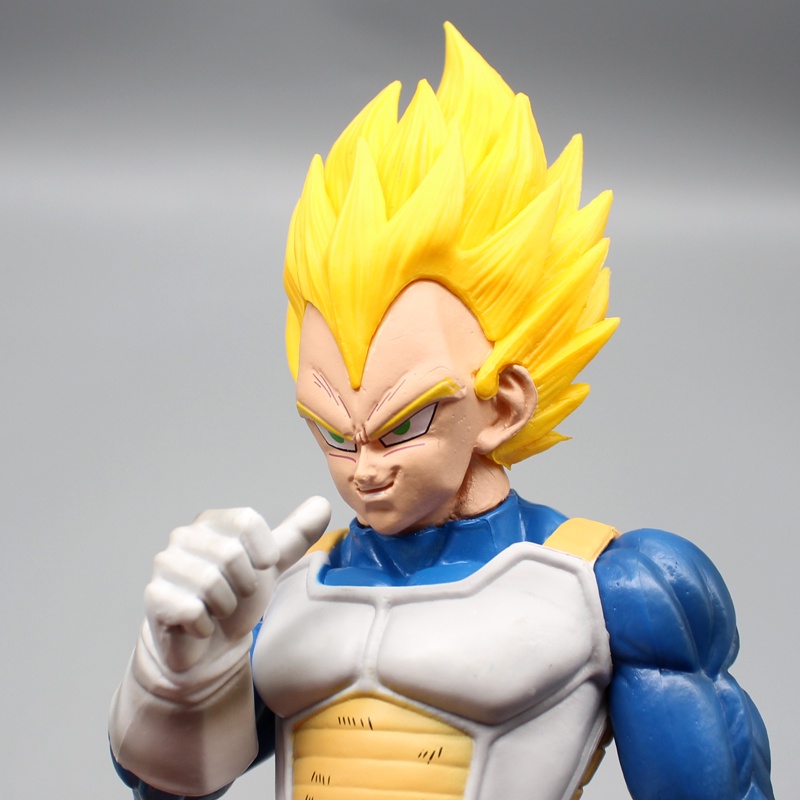 Mainan Action Figure Model Anime Dragon Ball Vegeta Super Saiyan Vegeta Bahan PVC Ukuran 30CM Untuk Koleksi