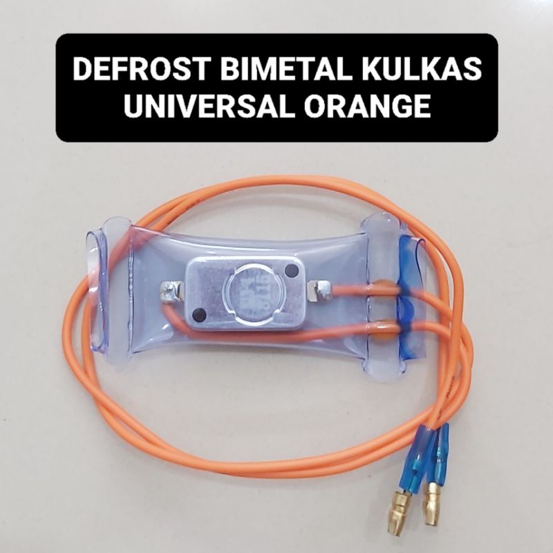 Defrost Bimetal Kulkas Orange Universal Multi