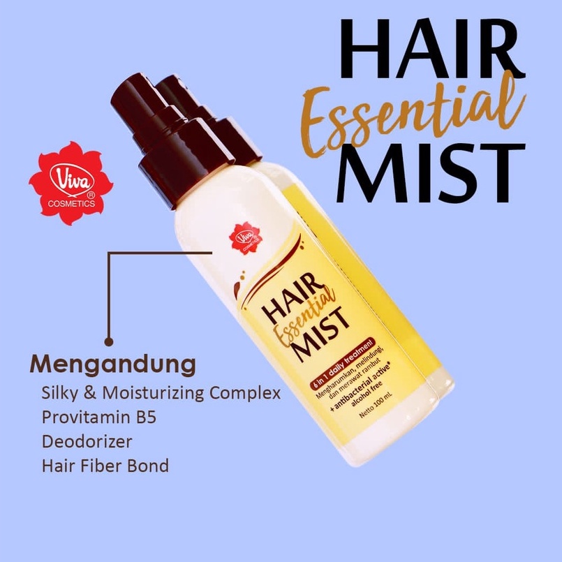 ✿ MADAME ✿VIVA HAIR ESSENTIAL MIST 6I N 1 - HAIR TREATMENT MOISTURIZING 100ML