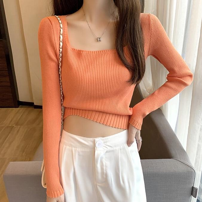 TERBARU A208# rolarola knit top