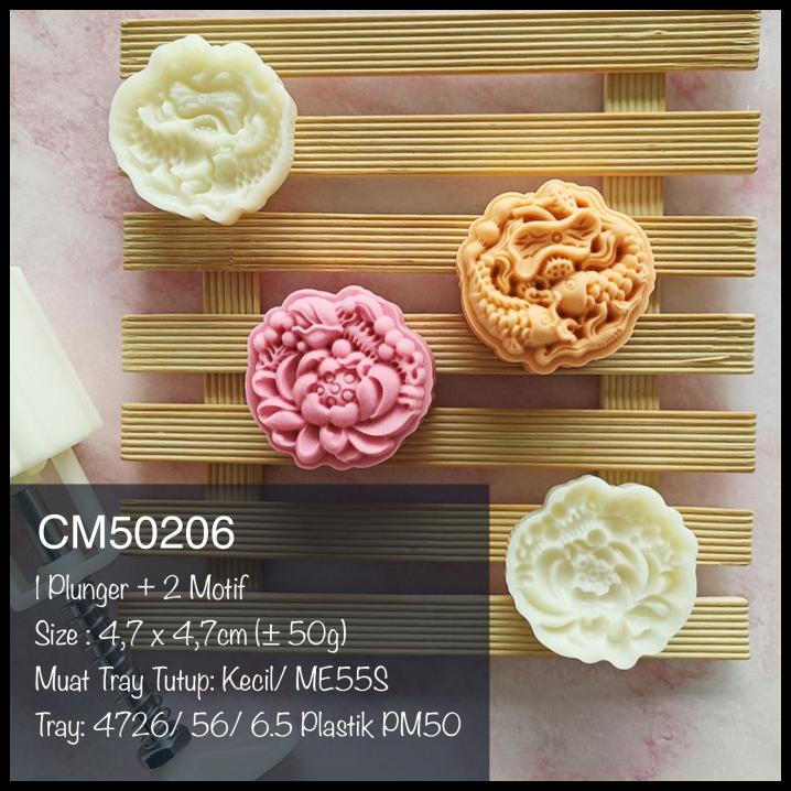 Cetakan Mooncake 50G Cm50206 Mini Mooncake| Nastar| Snowskin| Cookies
