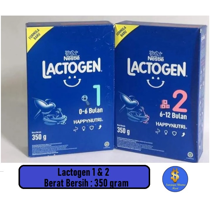 Lactogen 1 & 2 180g/350g-Susu Balita Lactogen 1&2