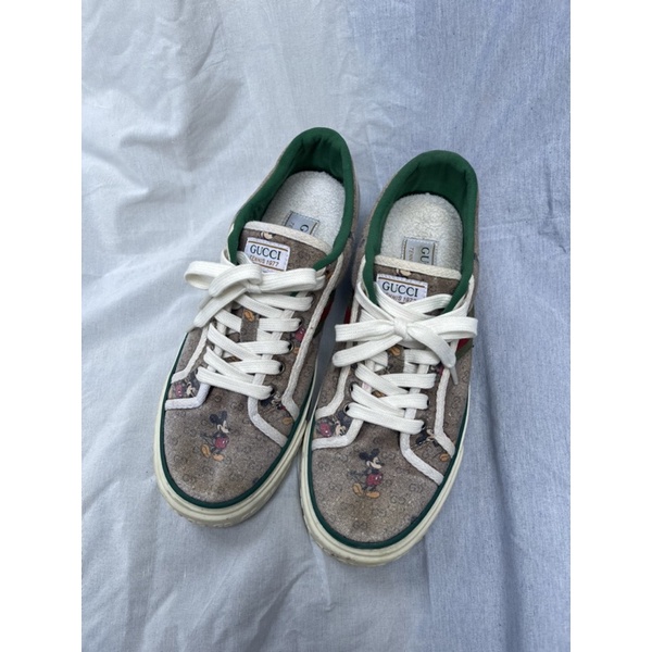 Sepatu Gucci sneakers Pria tennis Disney mickey mouse size 43