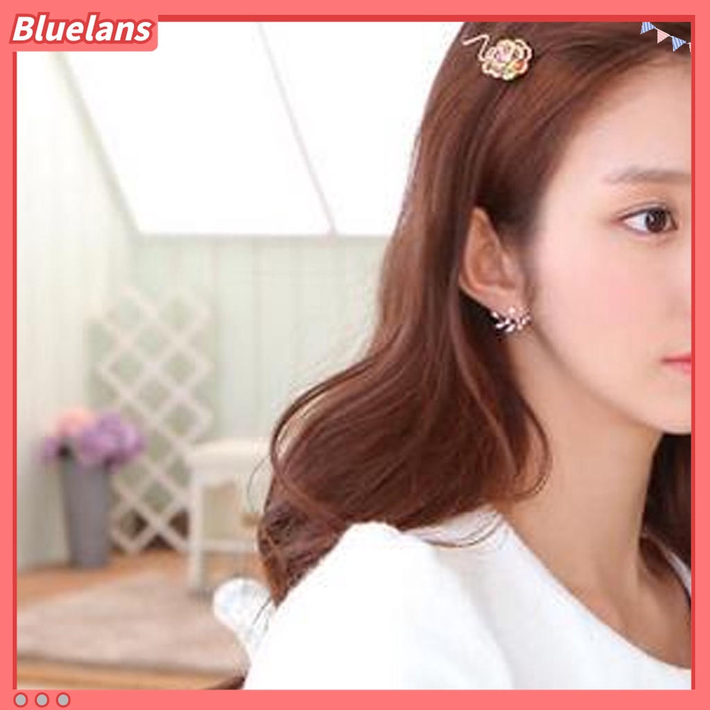 Anting Stud Cubic Zirconia Bentuk Daun Untuk Wanita