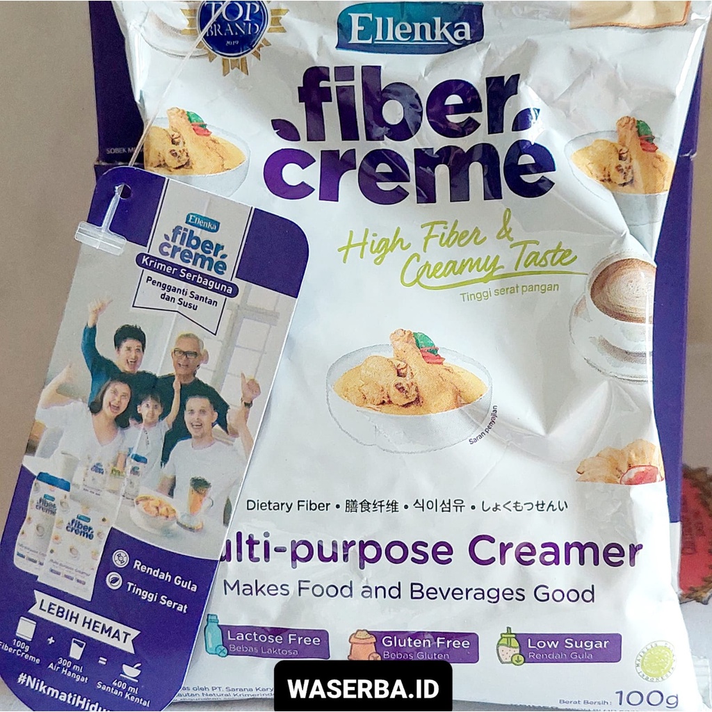 

Fiber Creme Ellenka 100gr / Multi Purpose Creamer Pengganti Santan