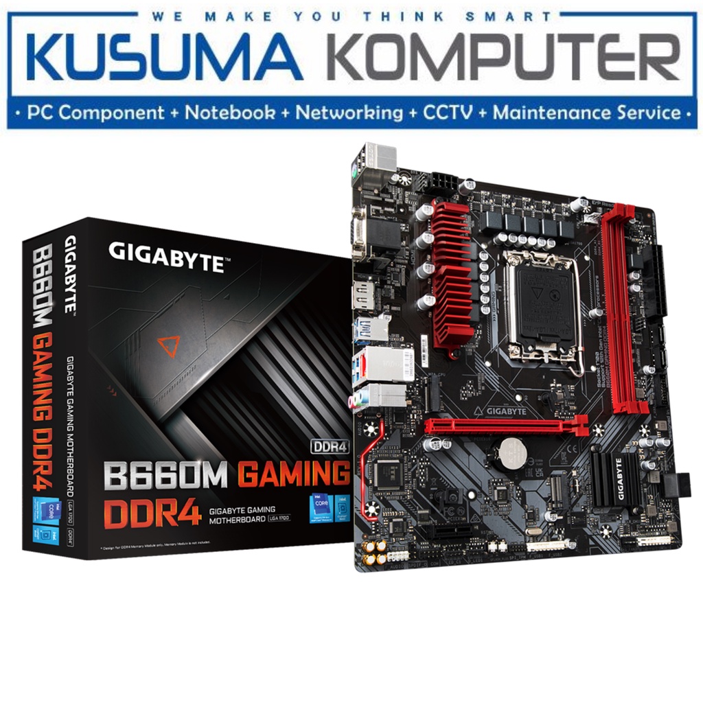 Gigabyte B660M GAMING DDR4 PCIe 4.0 RGB FUSION 2.0 TYPE C