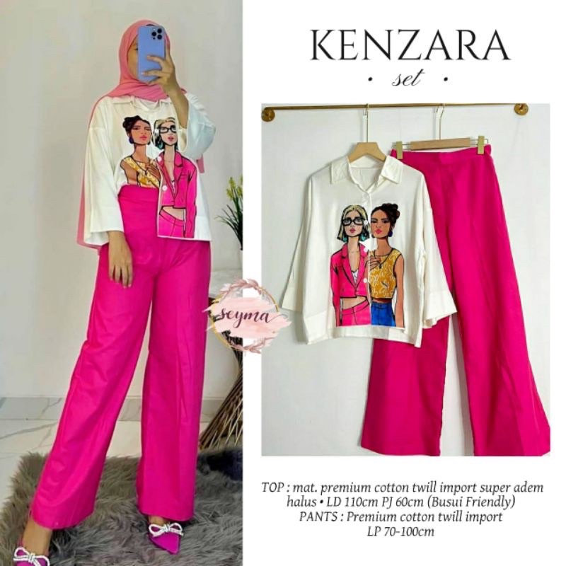 KENZARA SET CRINGKEL ONE SET SABLON VIRAL ANIME