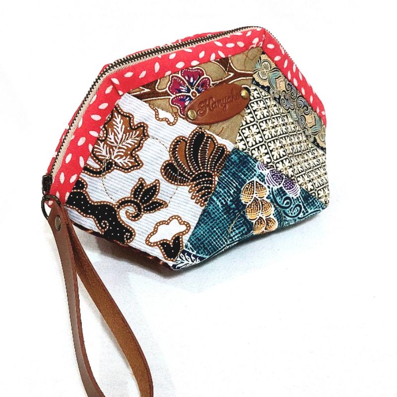 Dompet Kosmetik Batik Patchwork