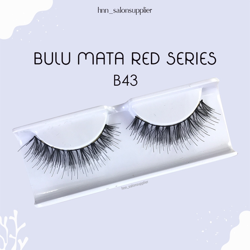 B43 Bulu Mata Palsu Handmade Fake Eyelash Eye Lashes Lash Artifivial Belle Eyelashes