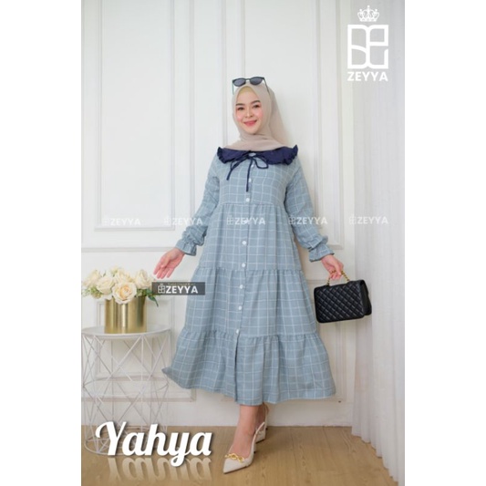 YAHYA MIDI DRESS KATUN SHAKILA Bunga
