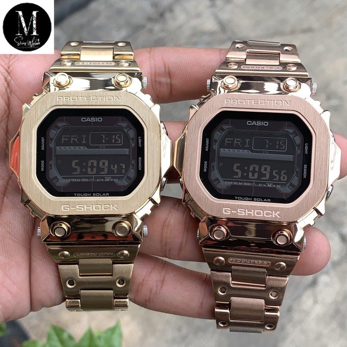 G-SHOCK GSHOCK GX-56 GX56 ORIGINAL & GARANSI CUSTOM CASE GOLD/ROSEGOLD