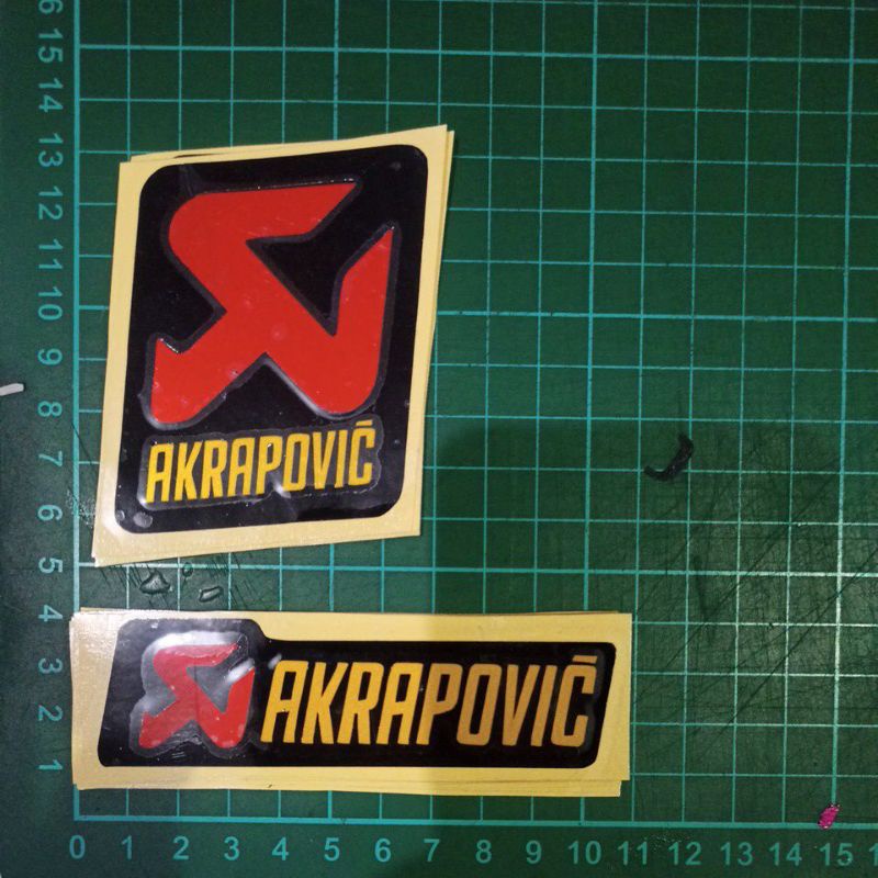 Sticker Cutting Akrapovic