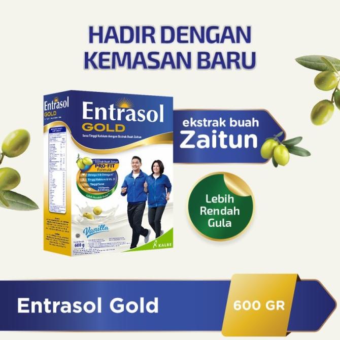 

[ COD ] Entrasol Gold Pro Fit Vanilla 600gr