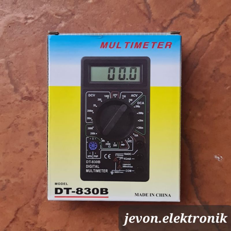 Multimeter Digital DT830B Multitester Avo Multi Meter Tester DT 830B 830 B Avometer