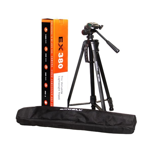 Tripod TRIPOD EXCELL EX-380(V0M9) REAL PICT Tripod Standing Banner Tripod HP Tripod Handphone 3 in 1