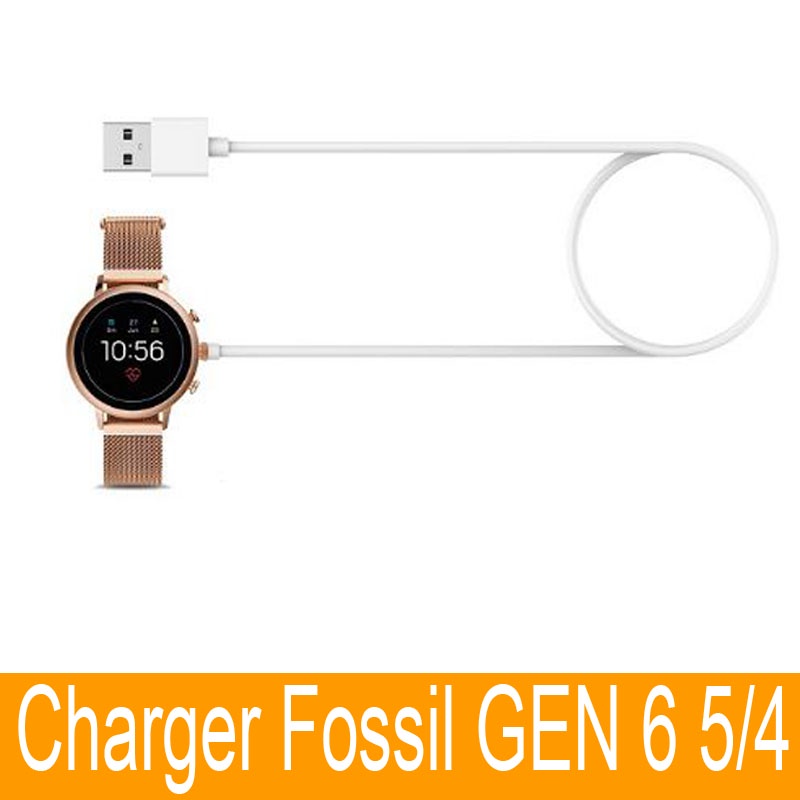 Charger Fossil Gen 4 5 6 Charging Q 5E Smartwatch Sport Kabel USB Cable Smart Watch