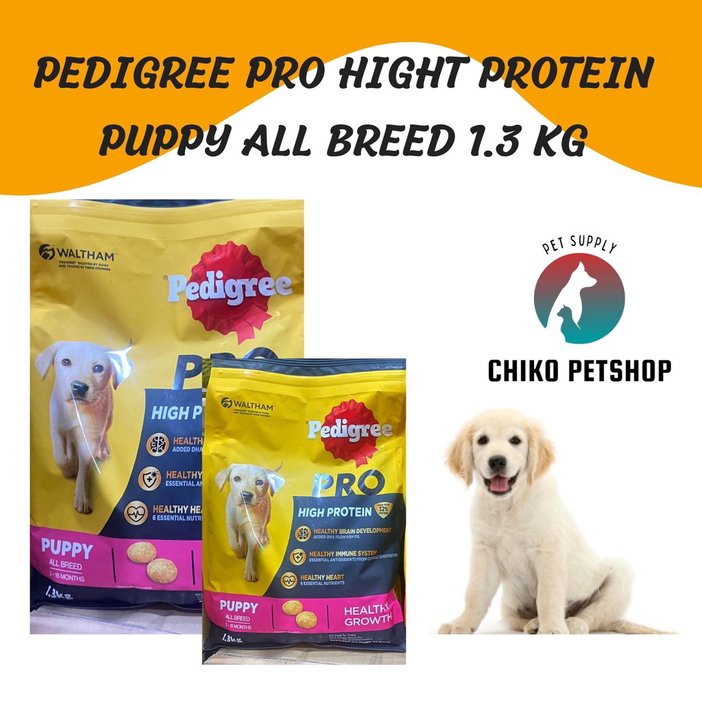 Pedigree Pro High Protein Puppy All Breed Healthy Growth 1.3 KG