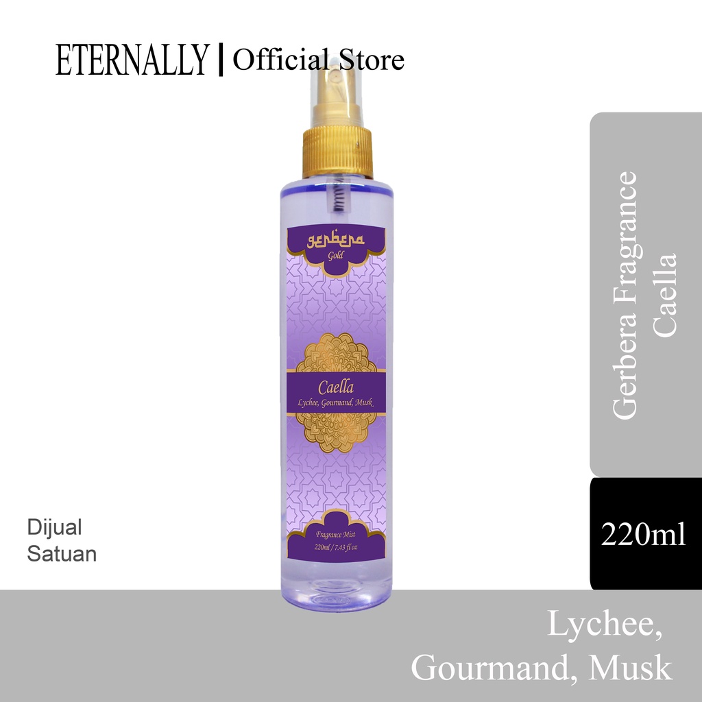 [ Body Fragrance Halal ] ETERNALLY Gerbera Fragrance Mist 220ml - Parfum Wangi Wanita