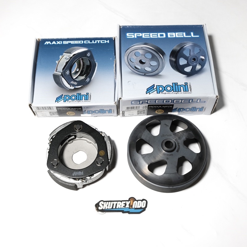 Paket Kampas Ganda + Mangkok Polini Vespa Sprint Prima LX S