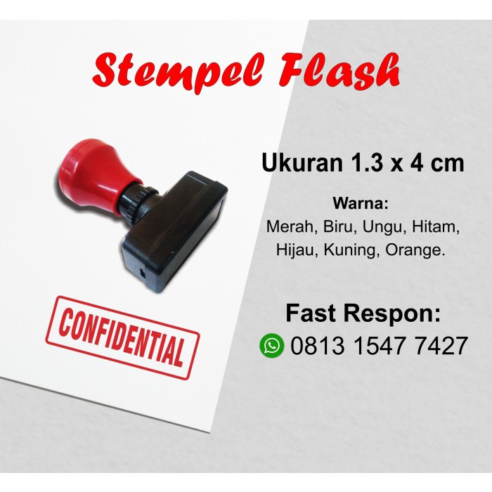 

Kusus Hari Ini Stempel Flash Otomatis Confidential Trendi
